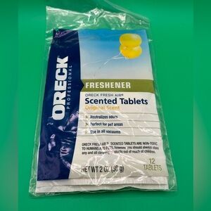 Oreck Fresh Air Vacuum Scent 12 Tabs X6 LOT Discontinued Rare Plus Filter Pack